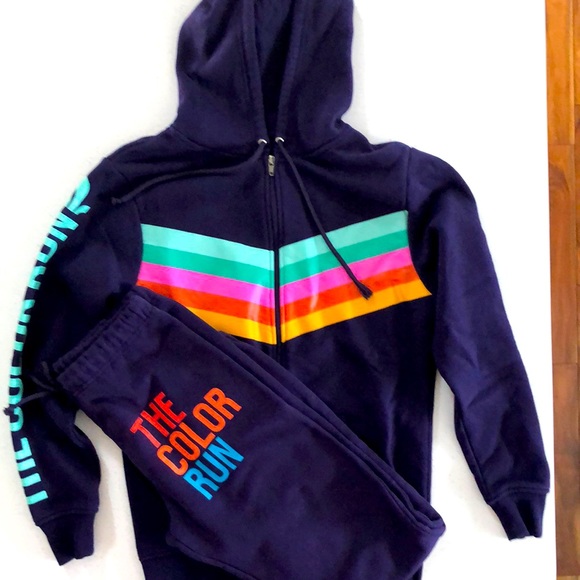 The Color Run Women’s 2-piece Sweatsuit - Picture 1 of 6